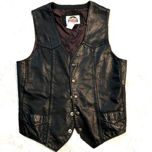 Leather vest